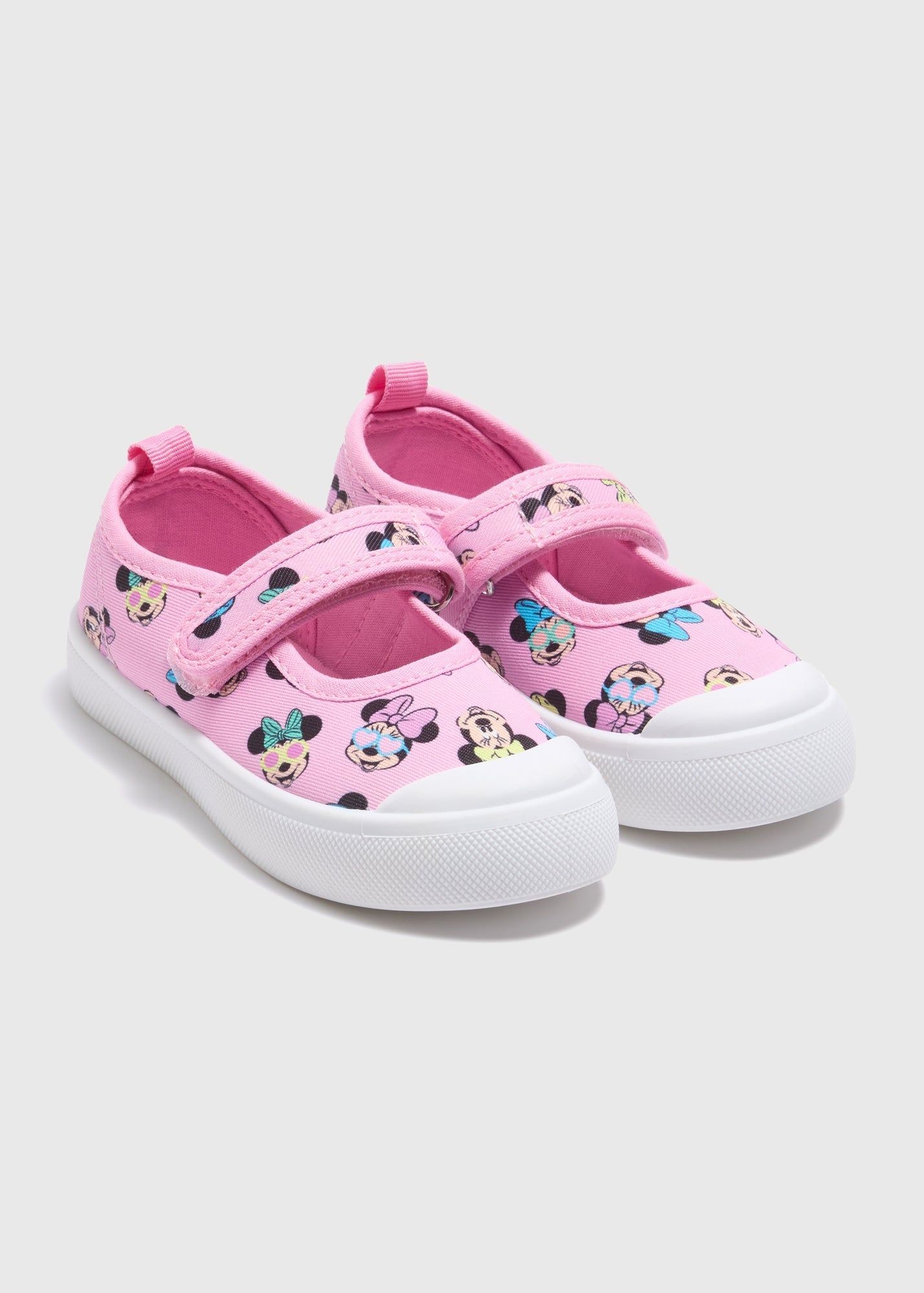 Buy Girls Canvas Minnie Mouse Trainers-Pink-29 Online in UAE from