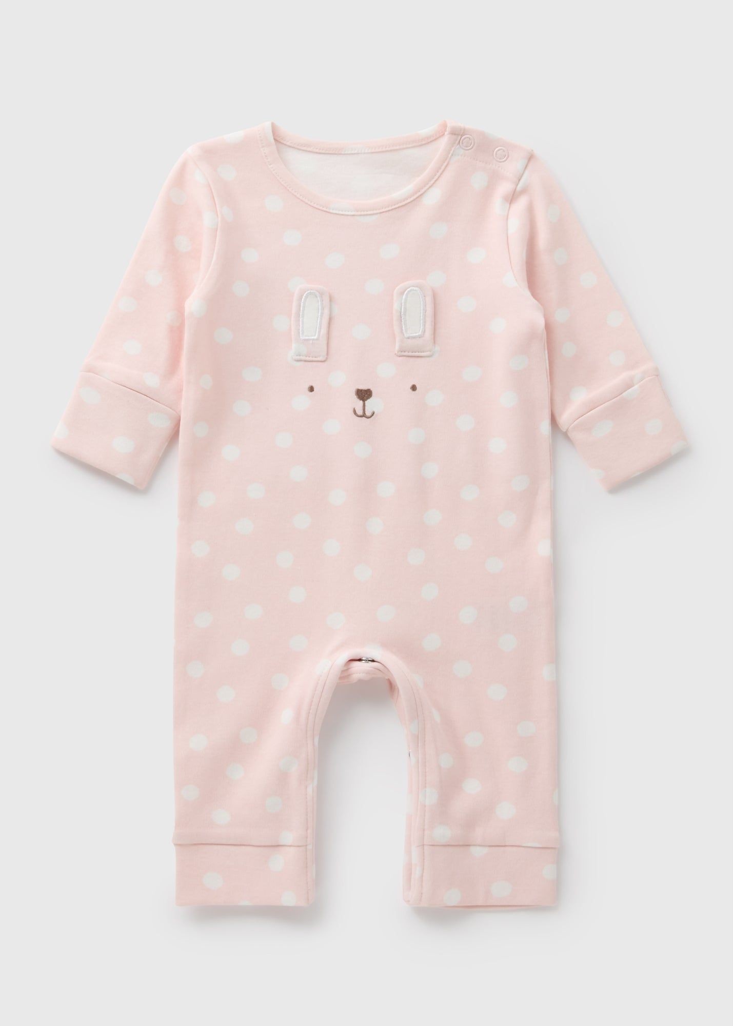 Buy Baby Bunny Footless Sleepsuit-Pink-3 M Online in Oman from