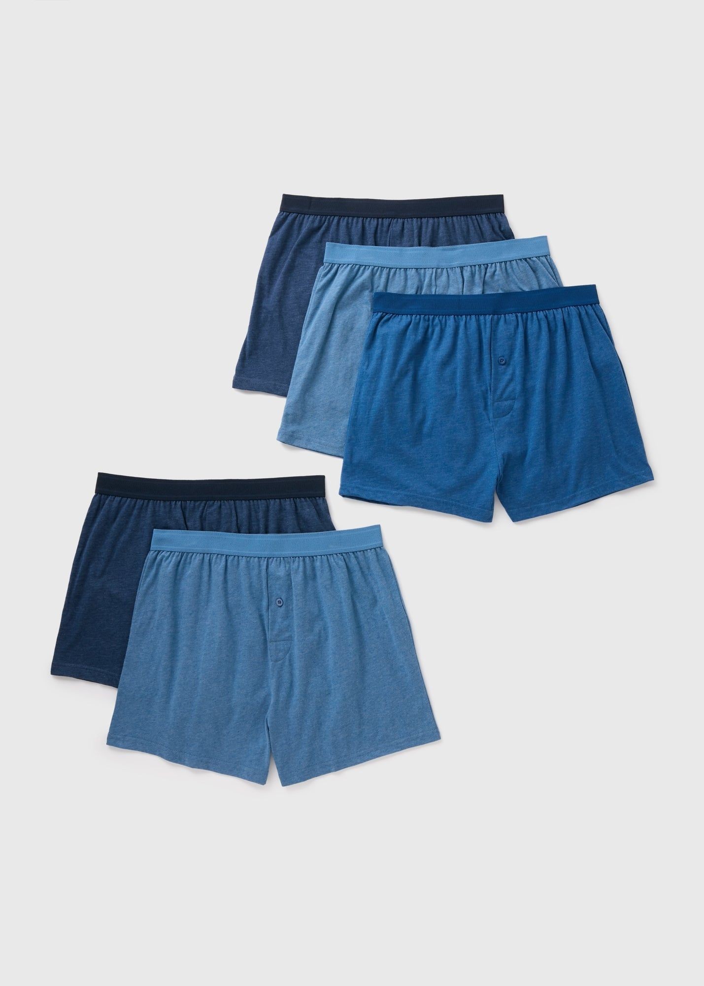 Buy Pack Loose Fit Boxers-Blue-S Online in UAE from Matalan