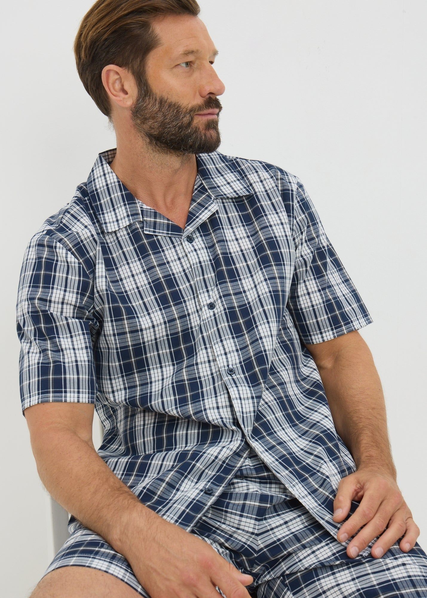 Buy Woven Check Pyjama Shorts Online in Jordan bfab