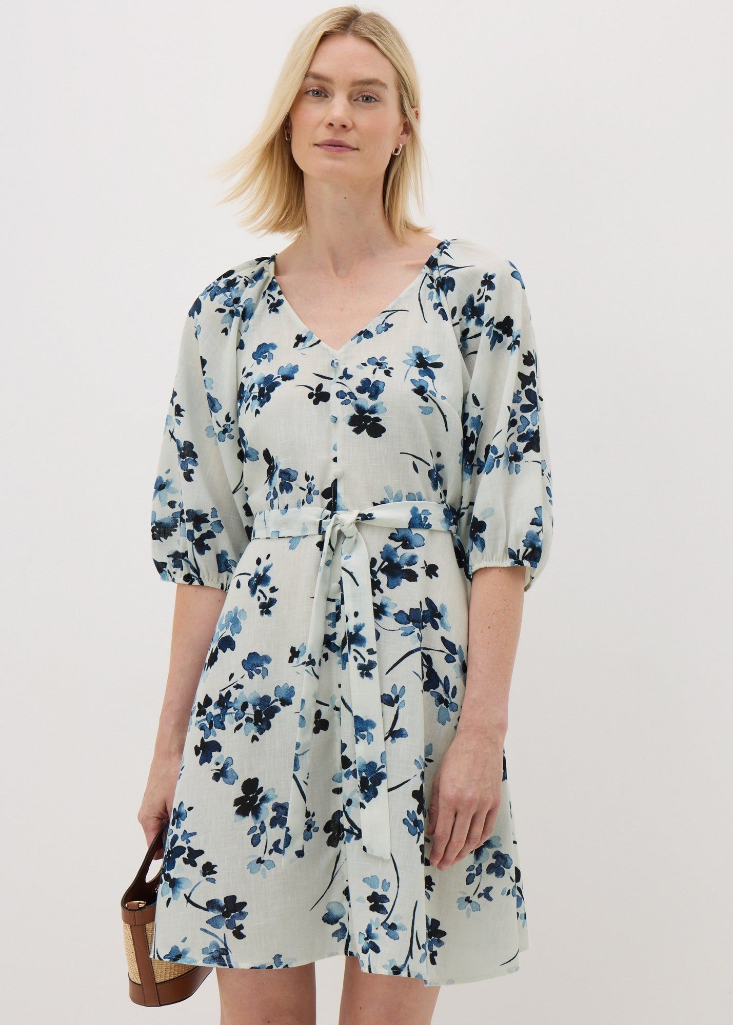 floral mini tea dress Buy Love & Roses Cobalt Blue Floral Petite Patched Mini Tea Dress from Next USA