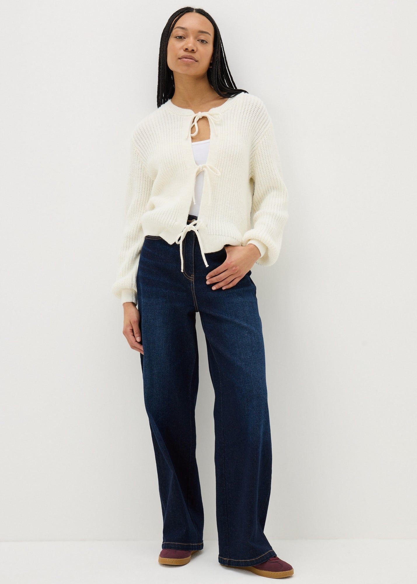 Buy Wide Leg Jeans-Blue-10 29