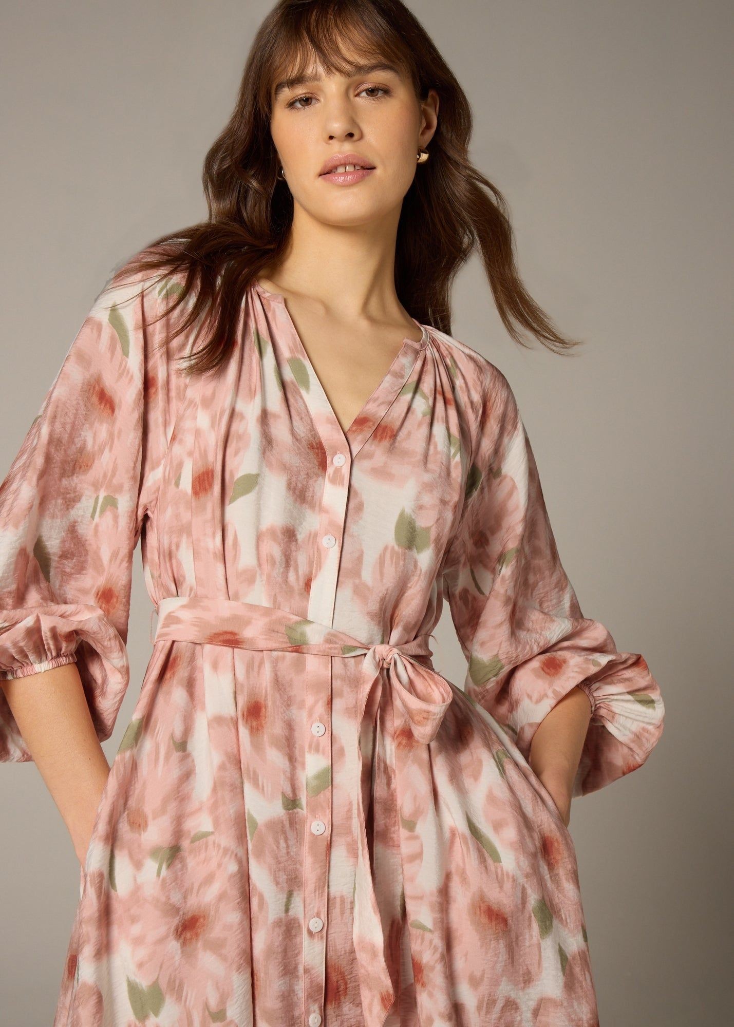 midaxi shirt dress Womens Live Unlimited Green Linen Blend Midaxi Shirt Dress US 20
