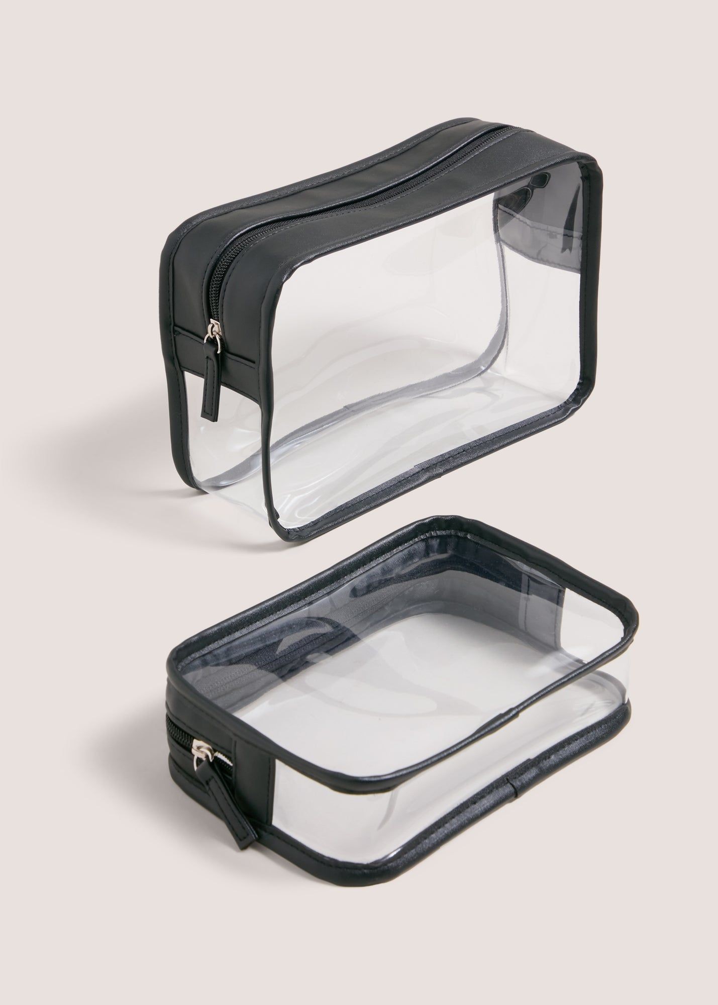 Buy Pack Clear Cosmetic Bags-Black Online in Bahrain from Matalan