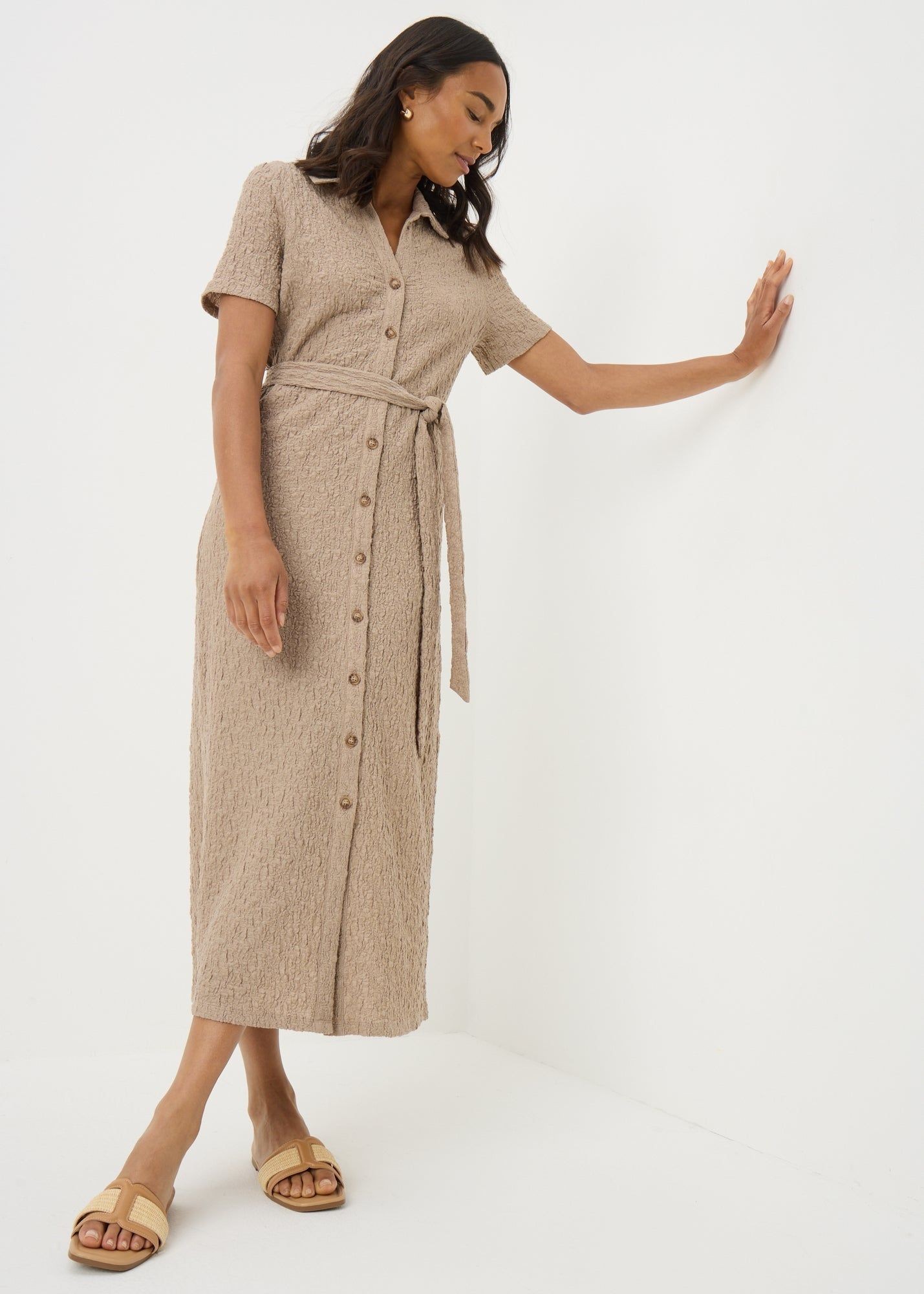 matalan shirt dress Matalan Et Vous Black Dress Ladies Black Shirt Dress Et Vous Black Plain Midi Shirt Dress