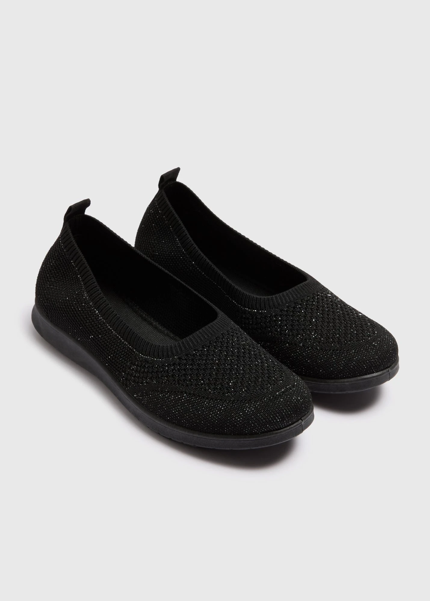 Buy Soleflex l Knitted Ballet Shoes-Black-7 Online in Qatar bfab