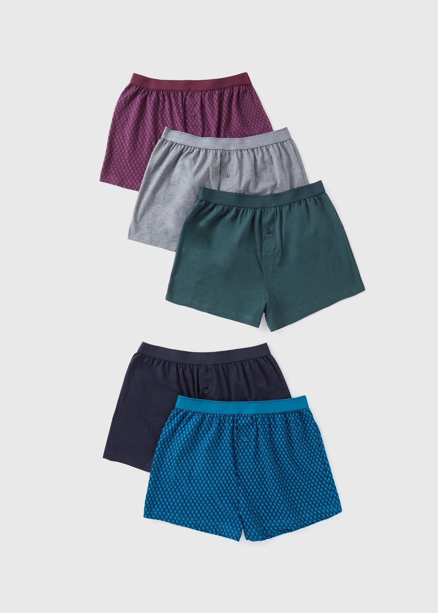 Buy Pack Geo Loose Fit Boxers-Multi-S Online in Jordan bfab