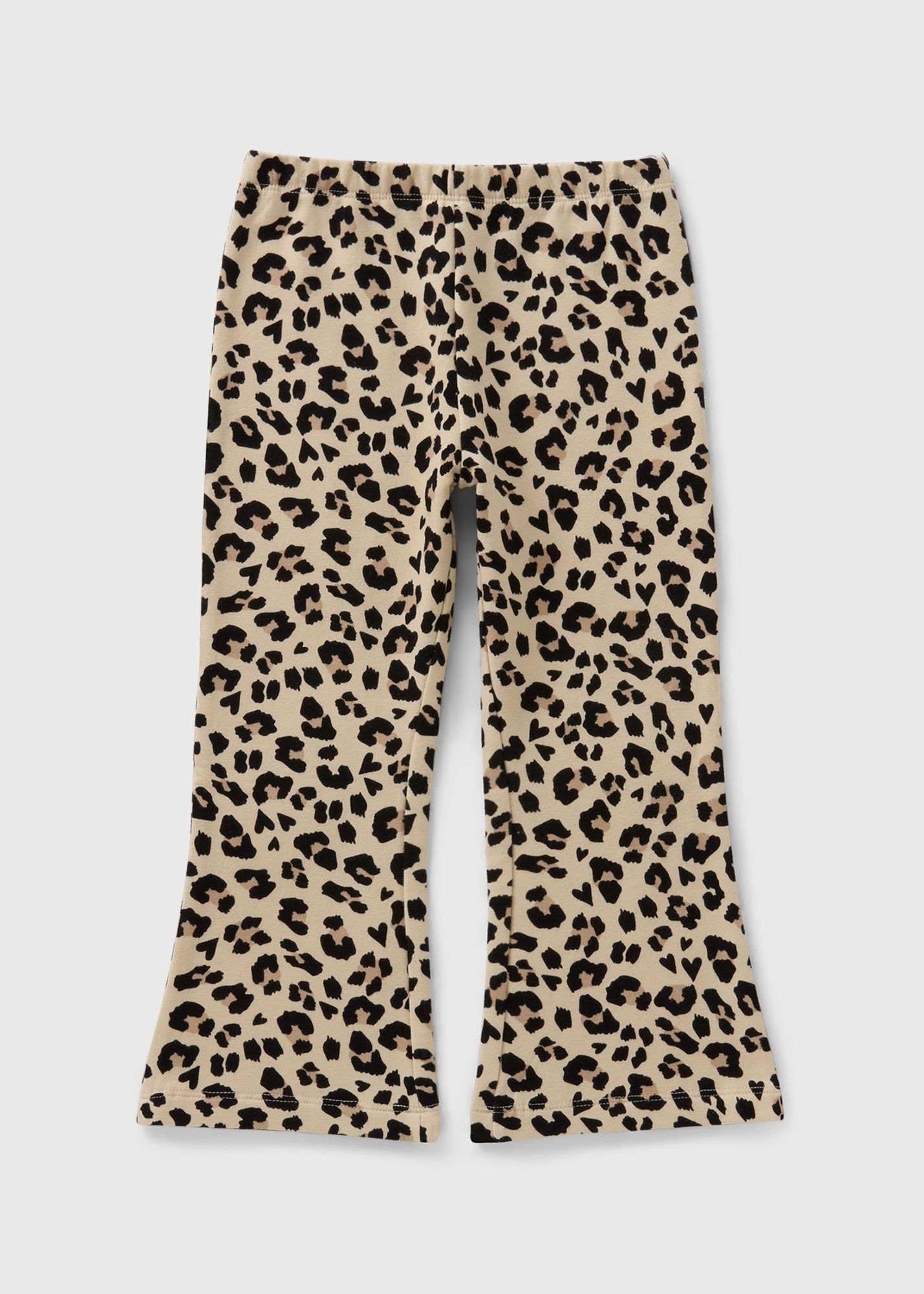 Buy Girls Leopard Print Flare Trousers-Beige-4 Y Online in