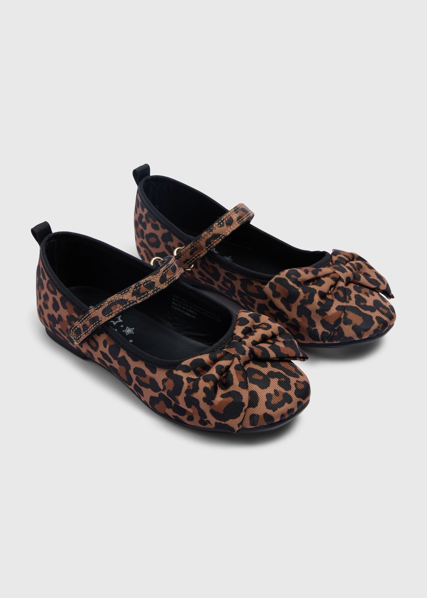 Buy Girls Leopard Ballets-Tan-5 Online in Bahrain bfab