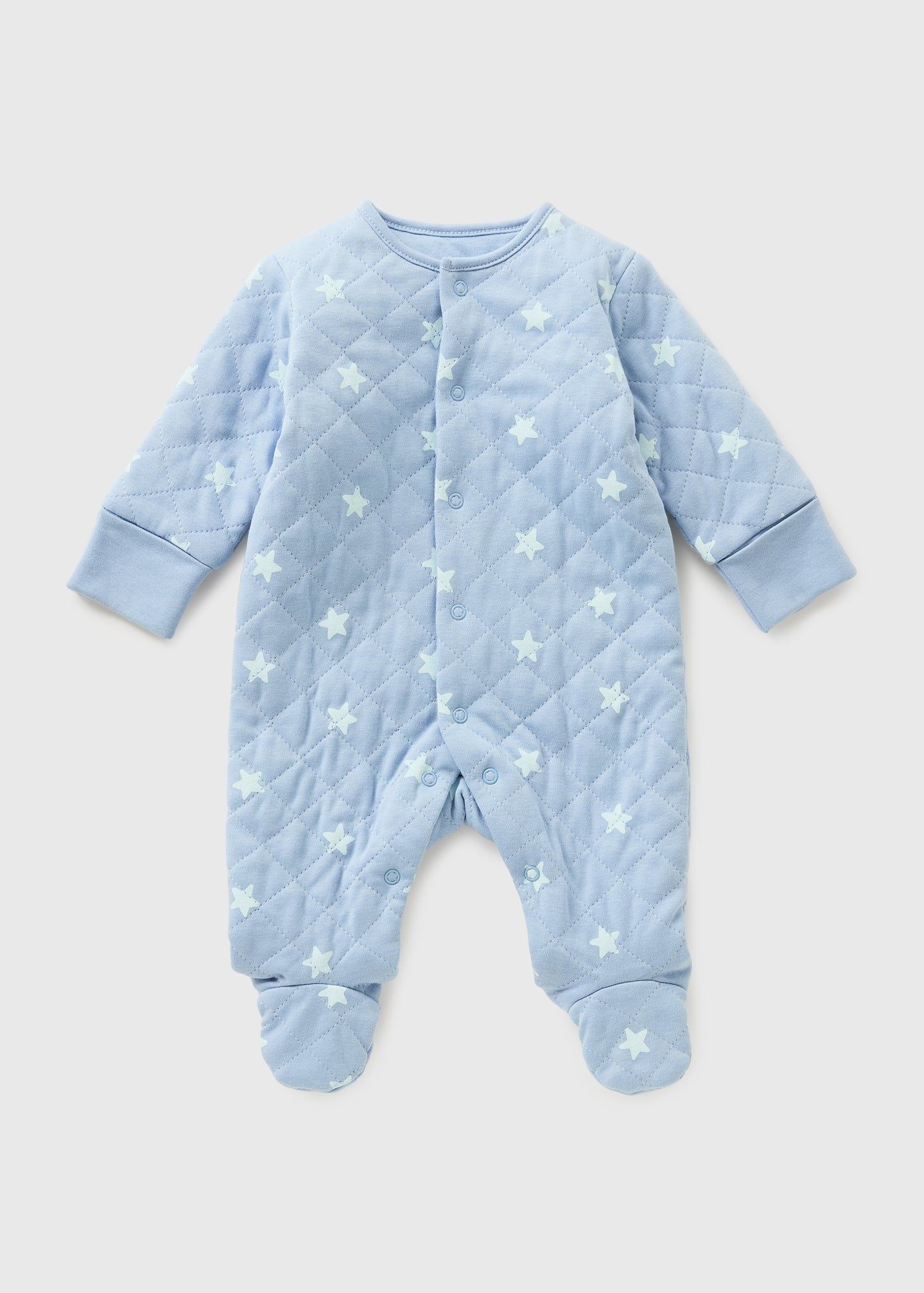 Buy Baby Star Quilted Sleepsuit Online in Oman bfab