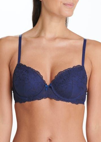 Buy 3 Pack Embroidered Bras - Navy - 42C in Bahrain - bfab