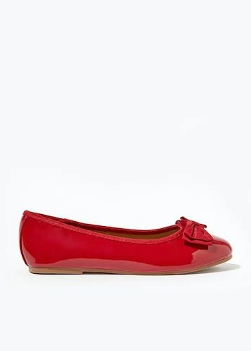 Buy Girls Bow Ballet Shoes Red Online in Jordan bfab