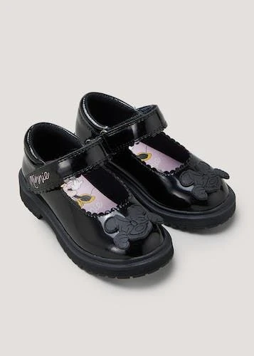 Buy Girls Black Disney Mini Mouse School Shoes (Younger 4-12