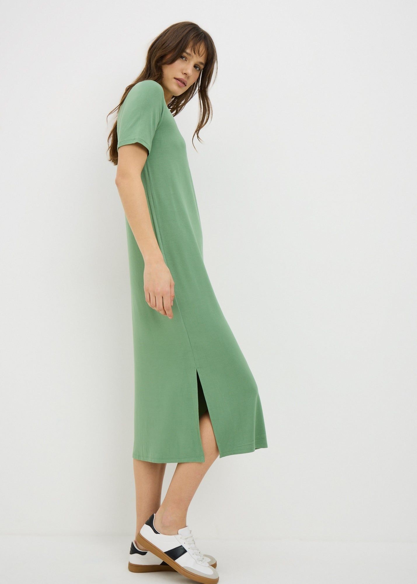 rib sweater dress Ribbed Sweater Dress S/M / Black