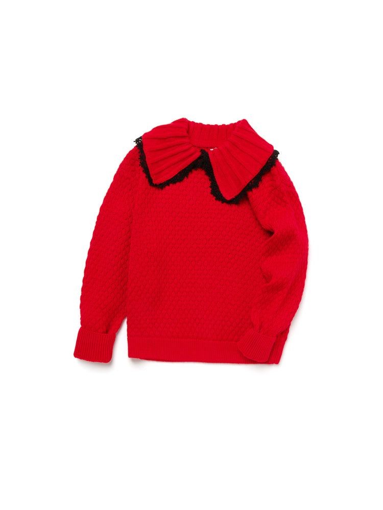 Buy Kids Girls Swearter Chinese red 8-10Y Online in Bahrain bfab