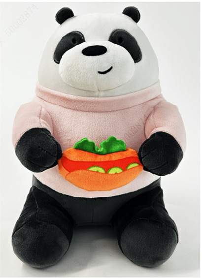 Ultrasoft Panda We Bare Bears Panda Plush Miniso Panda Peluche We