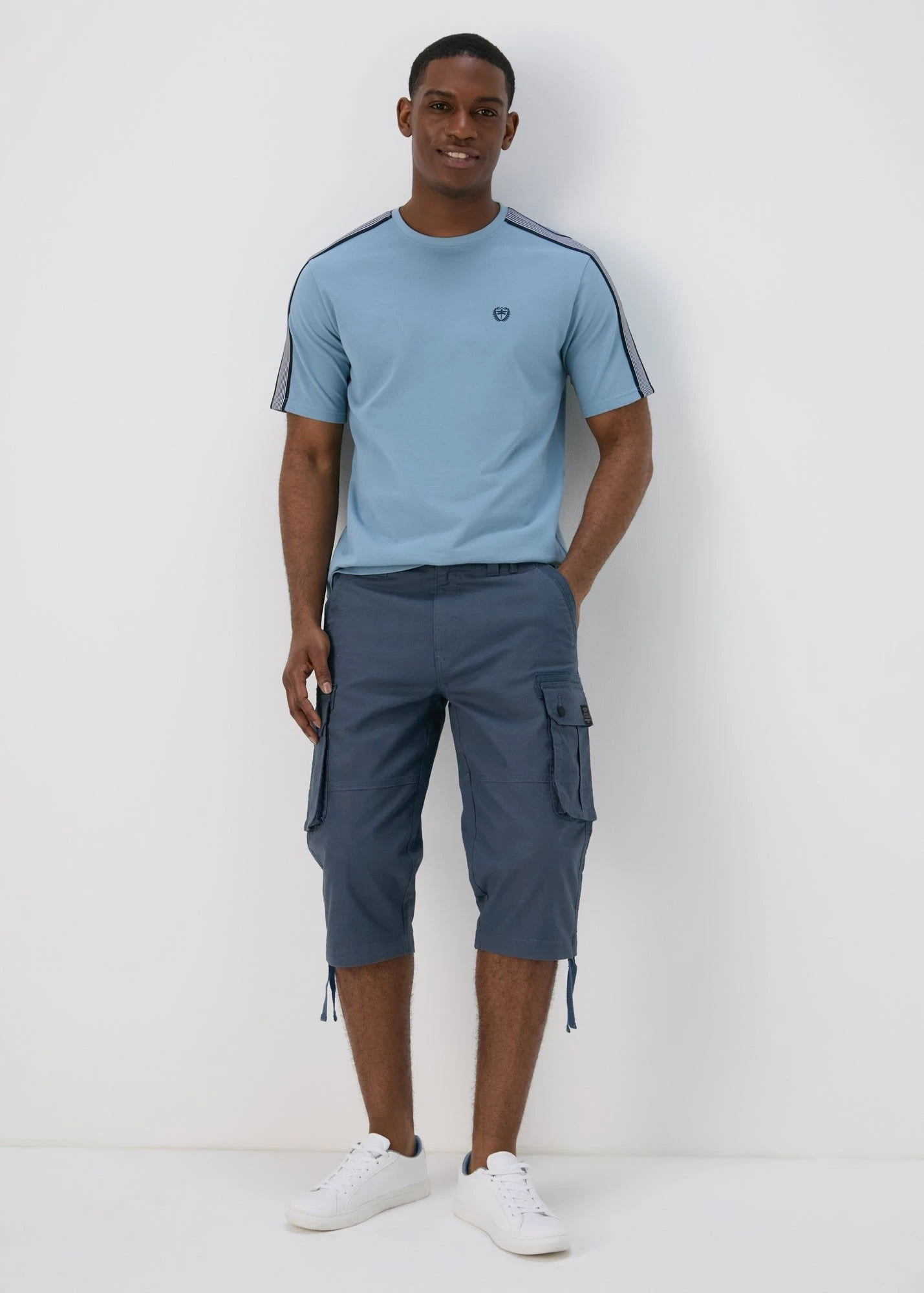 Buy 3/4 length Cargo Shorts-Off White-30 Online in Jordan bfab